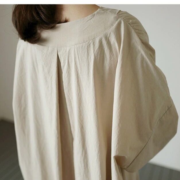 Long Sleeve V-Neck Dress【TR2884】