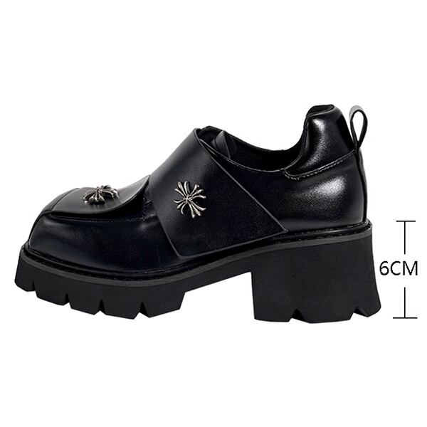 Metallic Cross Pattern Shoes【TR3404】