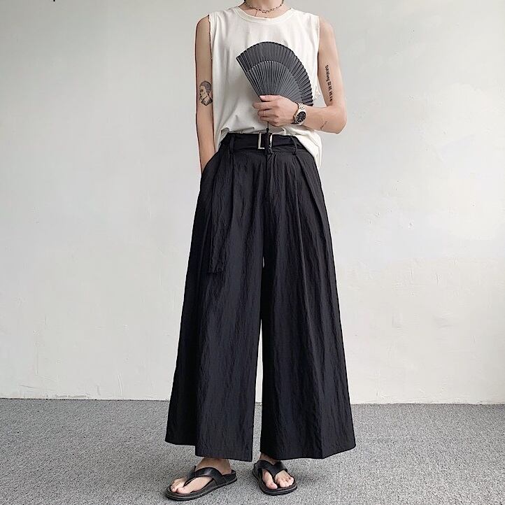Belted Wide Pants【TR3313】