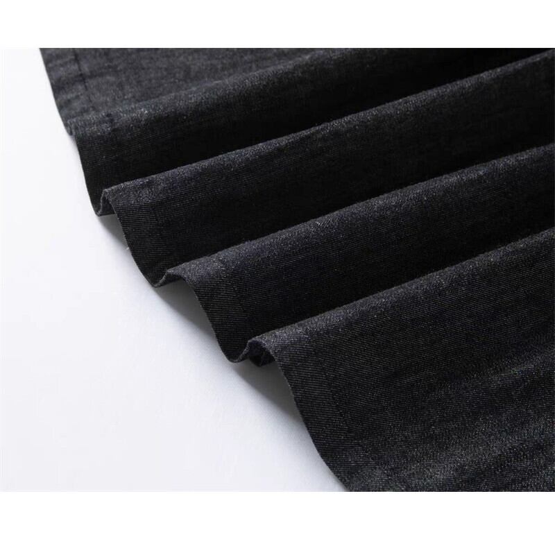 Denim Pleats Skirt【TR3176】
