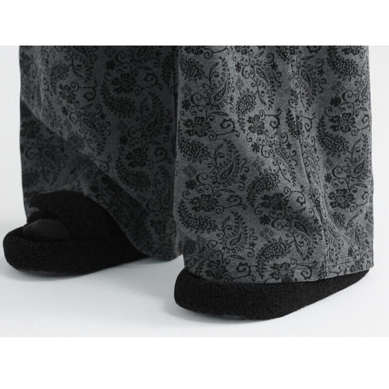 Paisley Straight Wide Pants【TR3209】