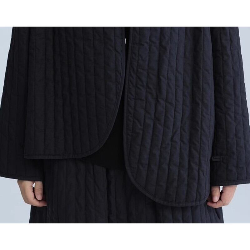 Asymemtry Ribbon Pleats Jacket【TR3255】