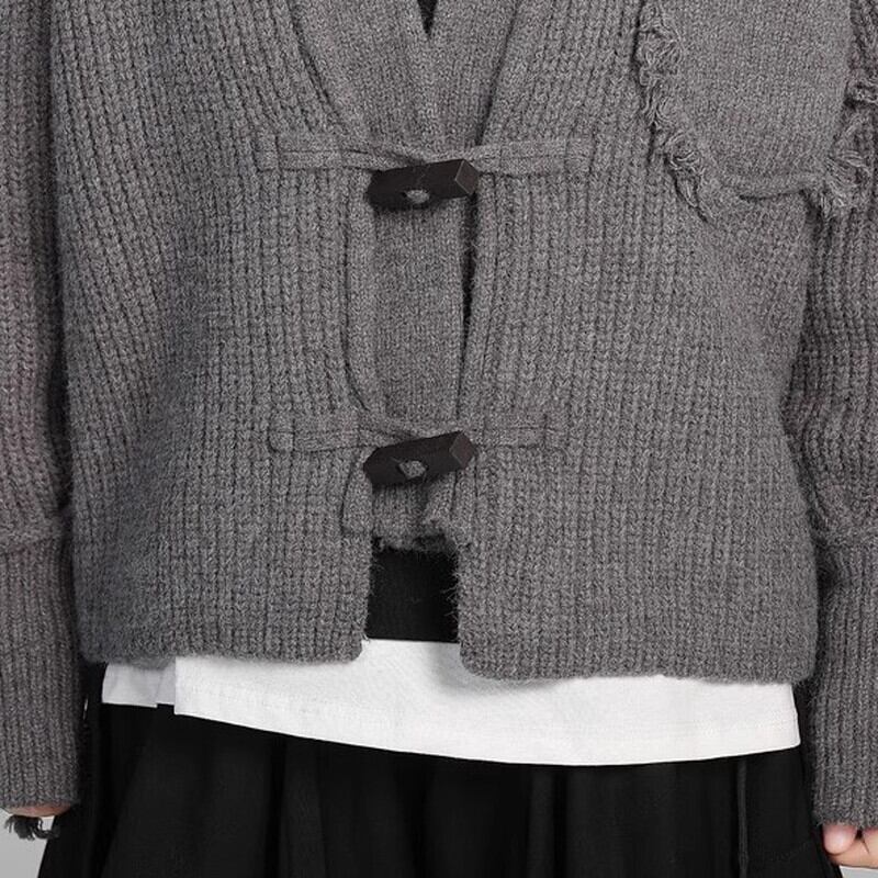 Damage Knit Short Jacket【TR3270】