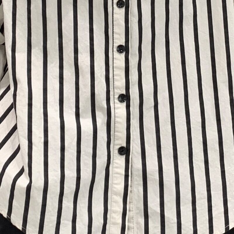 Stripe Retro Collared Shirt【TR3109】