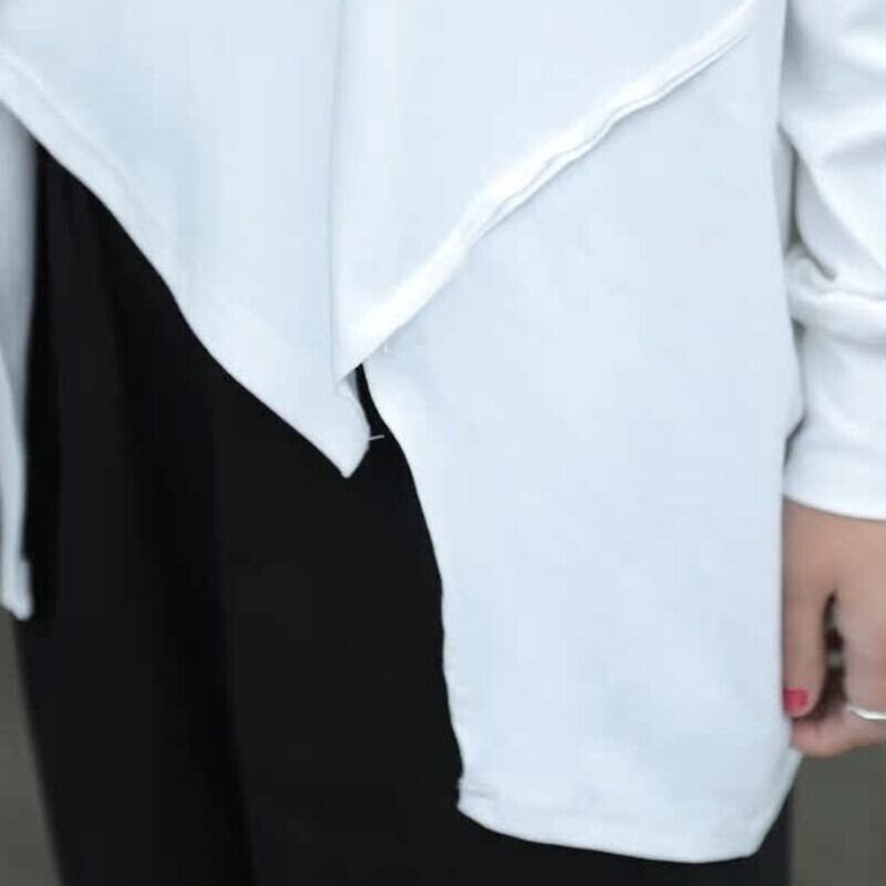 Asymmetry Patchwork T-Shirt【TR3142】