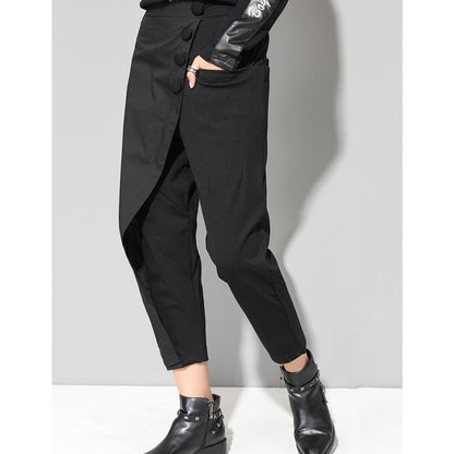 〈Unisex〉Casual Irregular Cropped Pants【TR1371】