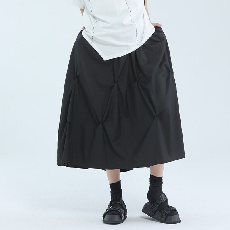 Asymmetry Drape Skirt【TR3174】