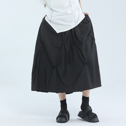 Asymmetry Drape Skirt【TR3174】