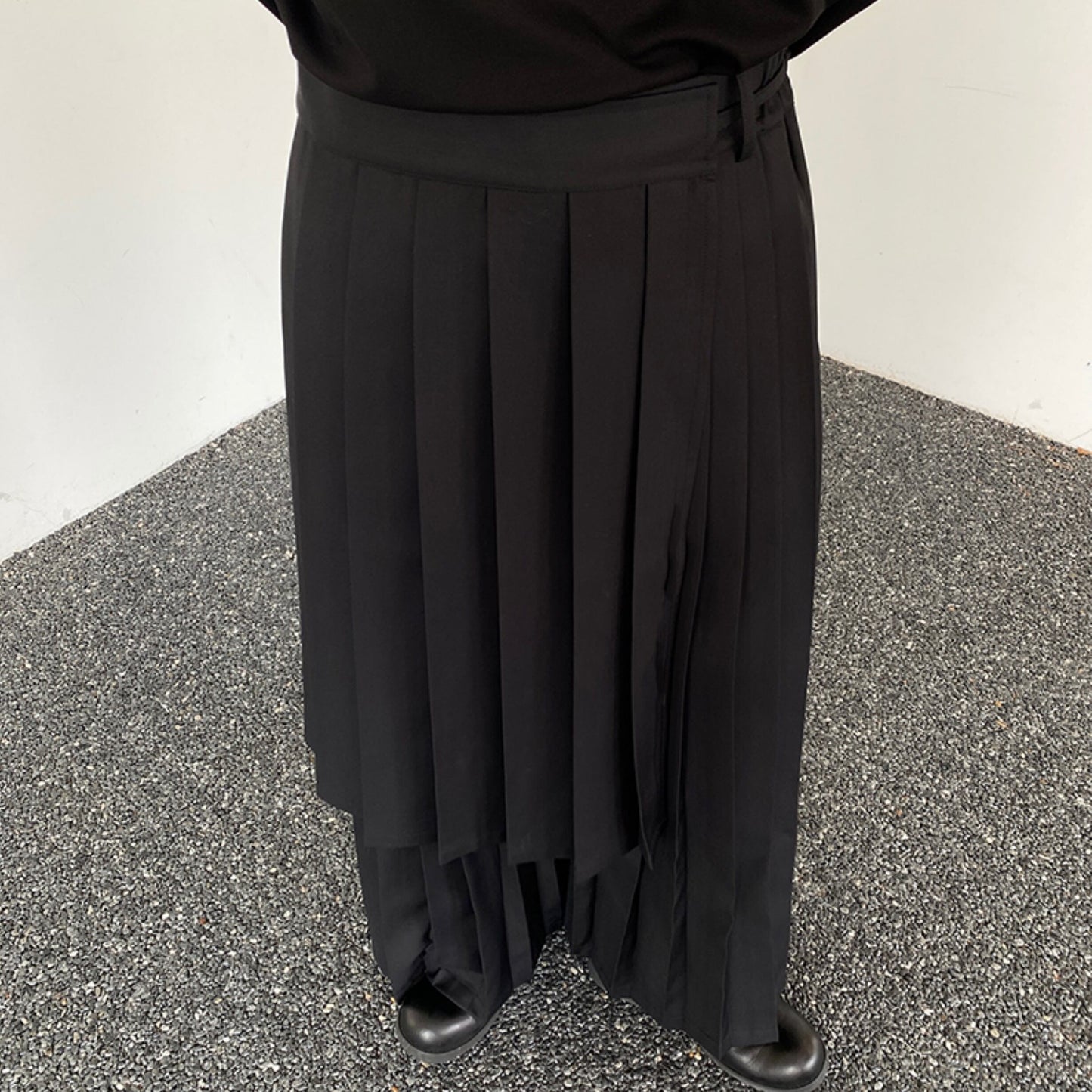 2-way Front Pleated Wide Pants【TR3311】