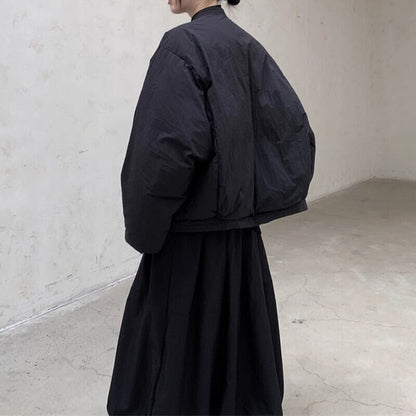 Asymmetry V-Neck Loose Jacket【TR3248】