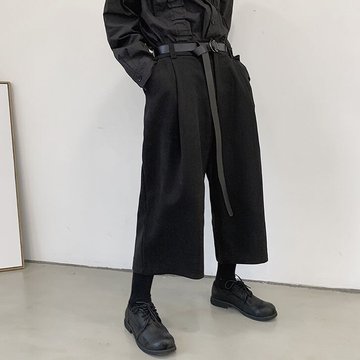 Cropped Semi-wide Pants【TR3292】