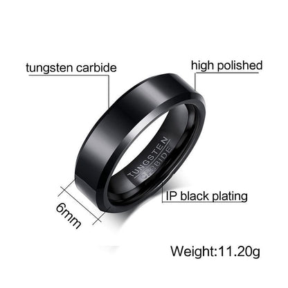 Tungsten Carbide Ring 6mm【TR2762】