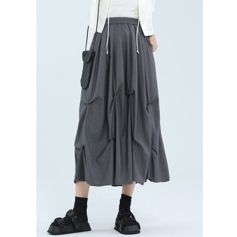 Asymmetry Drape Skirt【TR3174】
