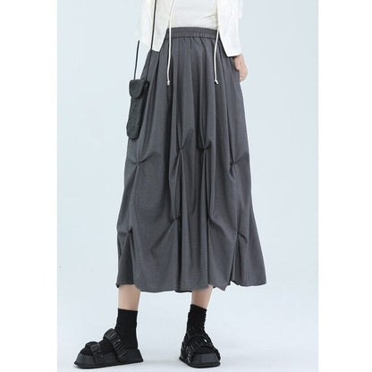 Asymmetry Drape Skirt【TR3174】