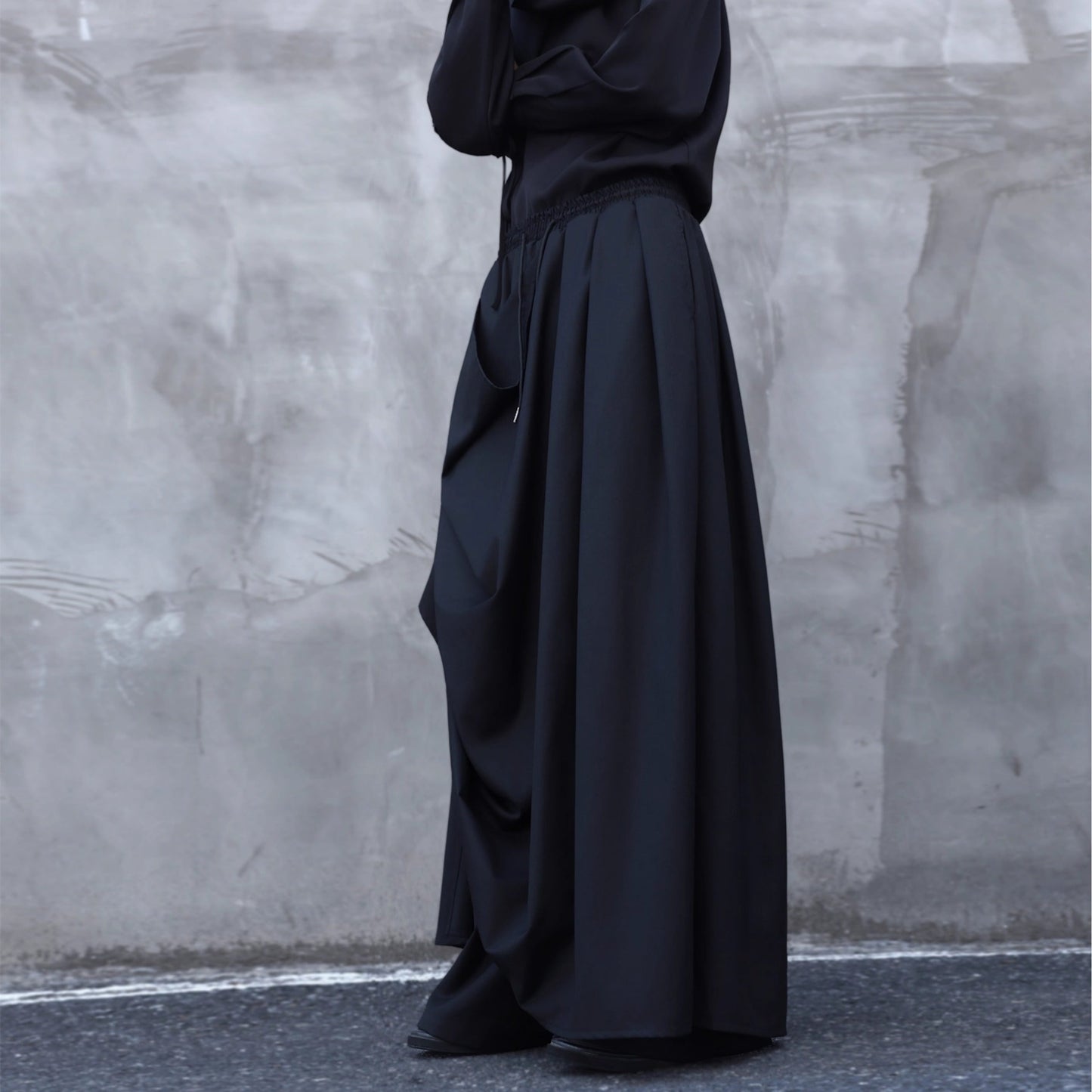 Asymmetry Hakama Pants【TR3287】