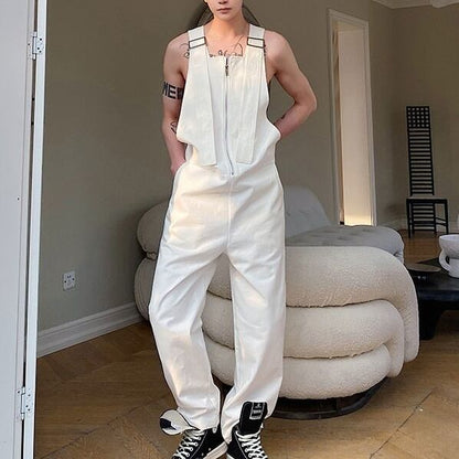 Center Straight Cotton Overall【TR2474】