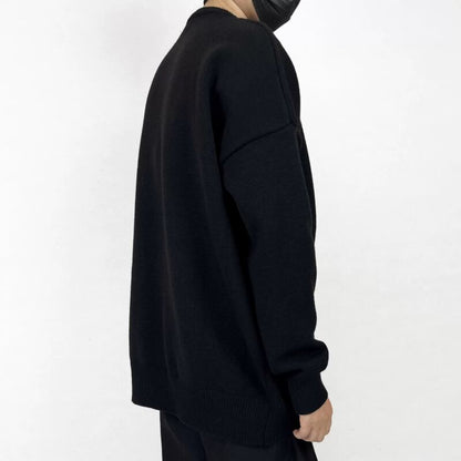 Split Neck Knit T-shirt【TR3360】