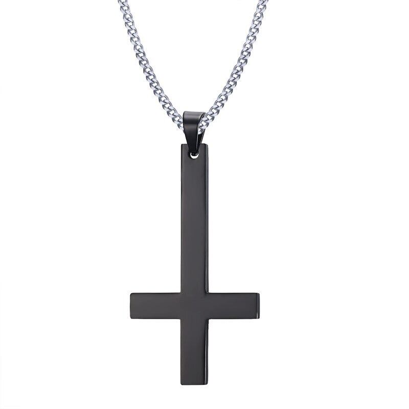 Stainless cross choker necklace【TR2770】