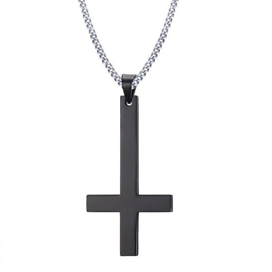 Stainless cross choker necklace【TR2770】
