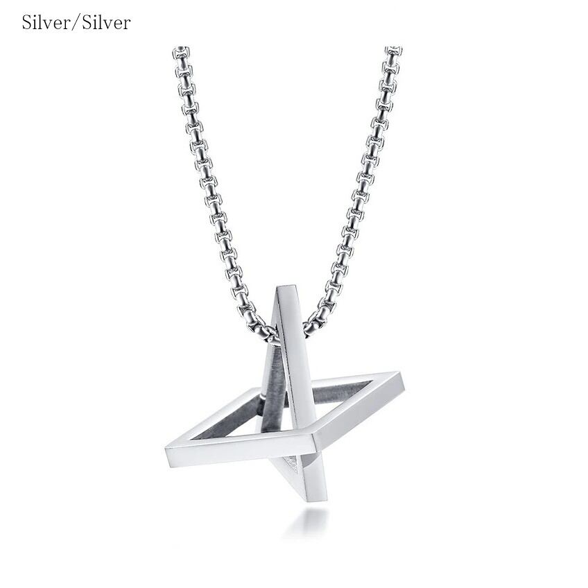Stainless geometric necklace【TR2772】