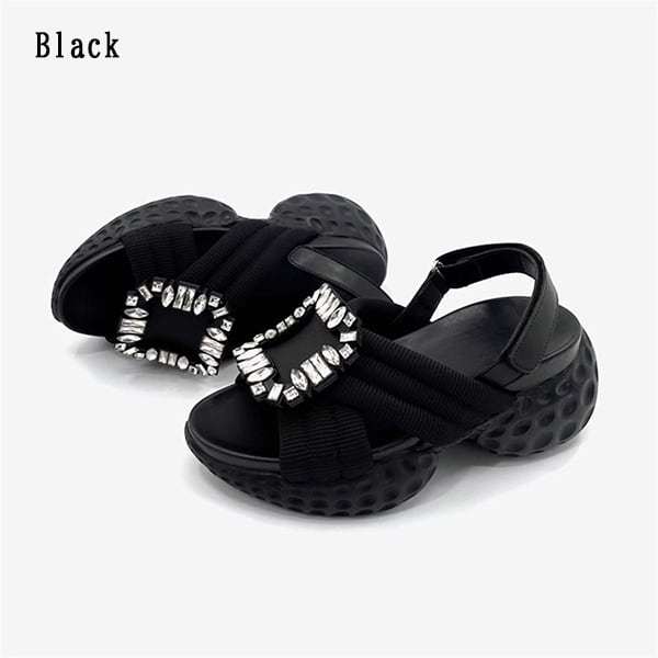 Rhinestone Buckle Sandal【TR3418】