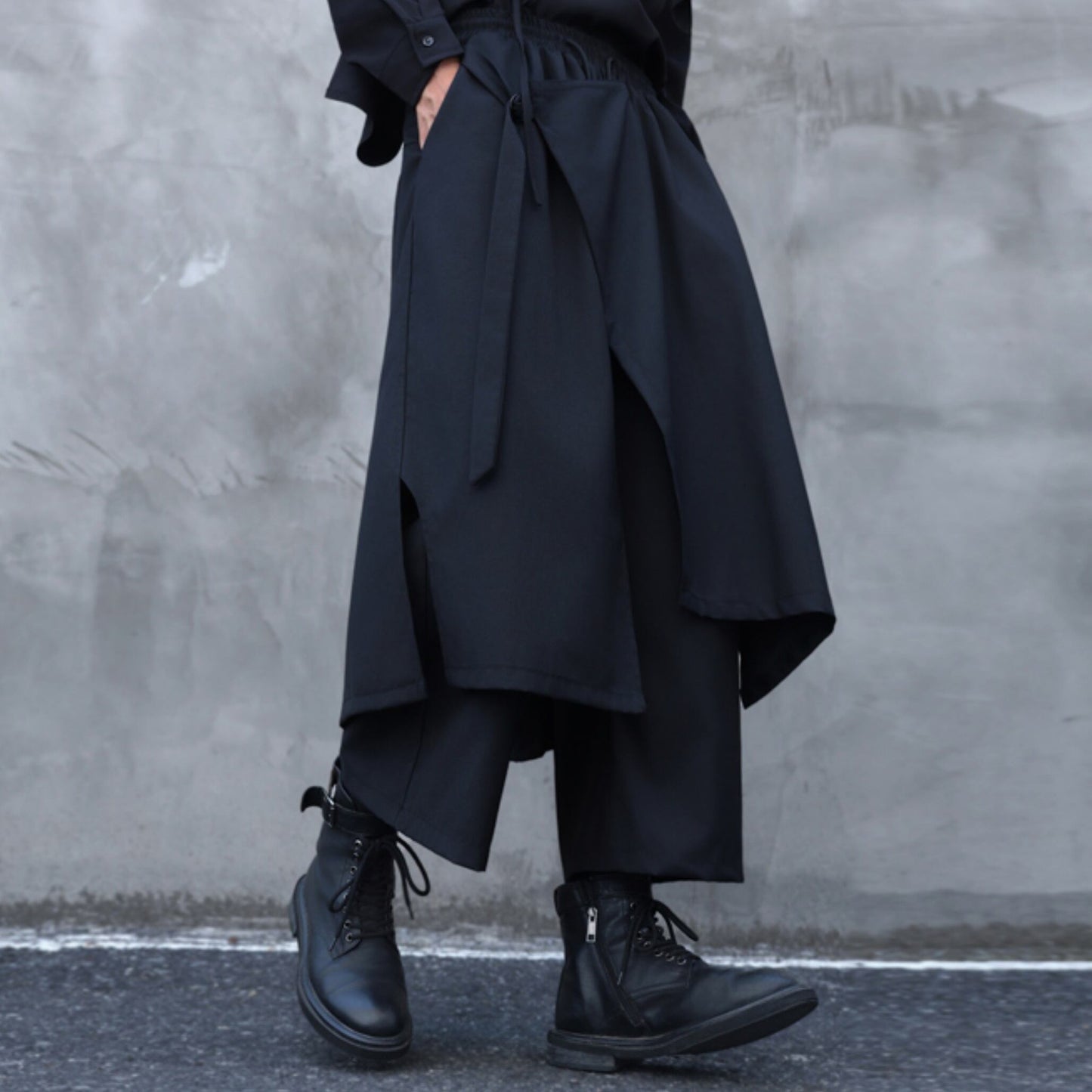 Wrap Design Ankle Pants【TR3308】