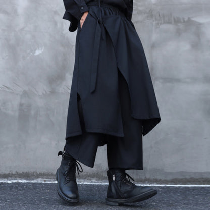 Wrap Design Ankle Pants【TR3308】