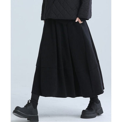 Tiered A-Line Simple Skirt【TR3169】