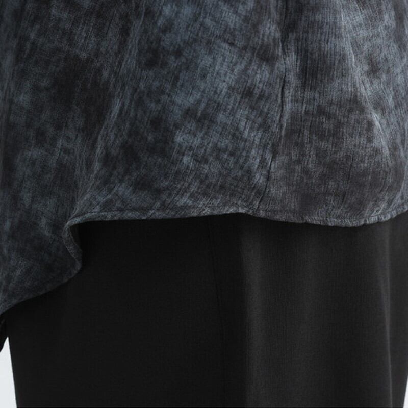 Drape Tiy-Die Collared Shirt【TR3131】