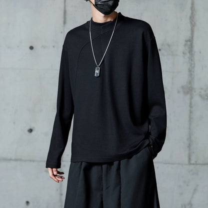Curved Panel Long-sleeve T-shirt【TR3331】