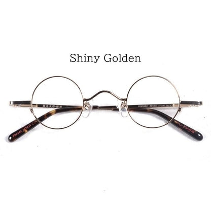 Vintage Ultralight Metal Round Glasses【TR2566】
