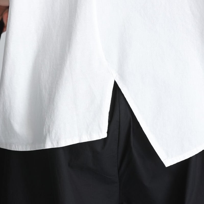 Asymmetry Line T-Shirt【TR3147】