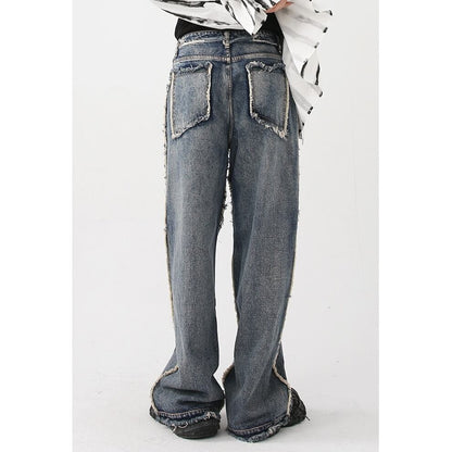 Faded Vintage Denim Pants【TR0483】