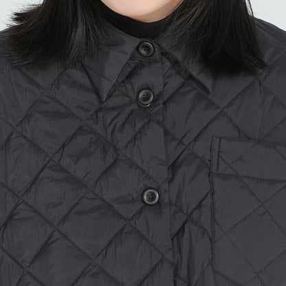 Quilting Polo-Neck Jacket【TR3247】