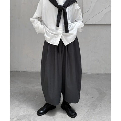 Barrel Simple Casual Pants【TR3208】