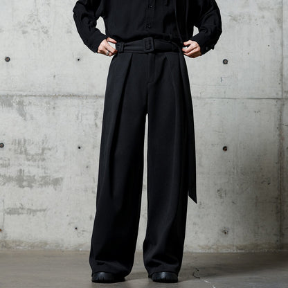 Belted High Waist Pants【TR3272】
