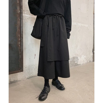 Layered Unique Wide Pants【TR3211】