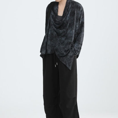 Drape Tiy-Die Collared Shirt【TR3131】