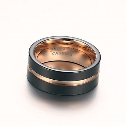 Stainless Sophisticated Ring 8mm【TR2761】
