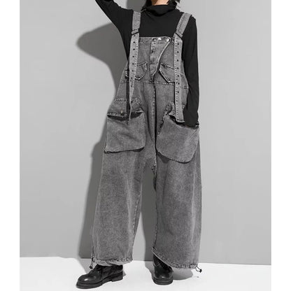 〈Unisex〉Denim Jumping Overall【TR3006】