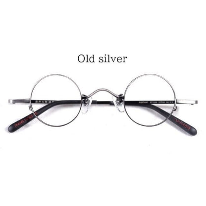 Vintage Ultralight Metal Round Glasses【TR2566】