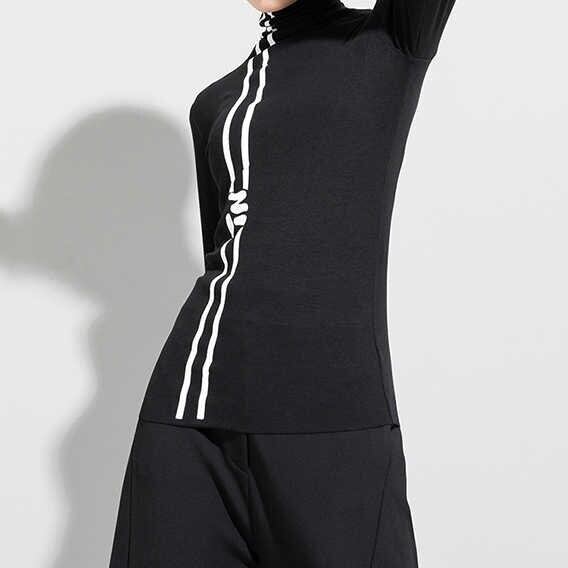 High-neck Cutsew Shirt【TR0515】