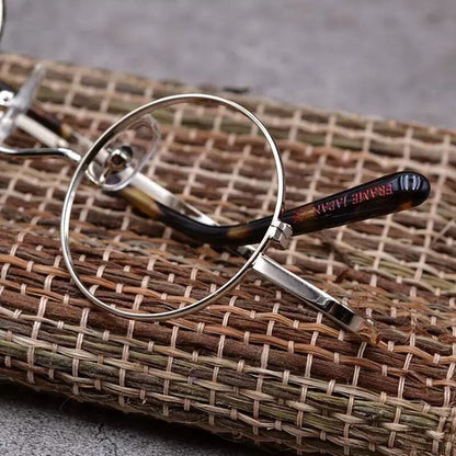 Vintage Ultralight Metal Round Glasses【TR2566】