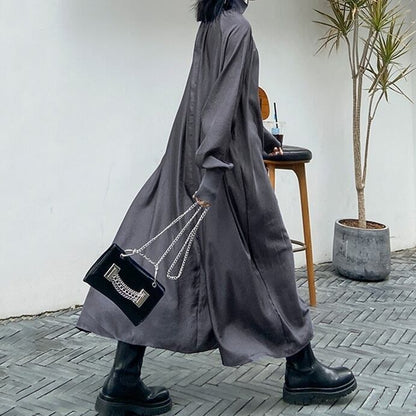 Shadow High-neck All-in-one Dress【TR0474】