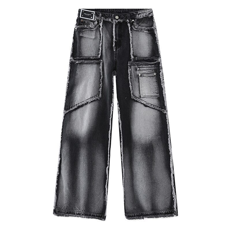 Faded Vintage Denim Pants【TR0483】