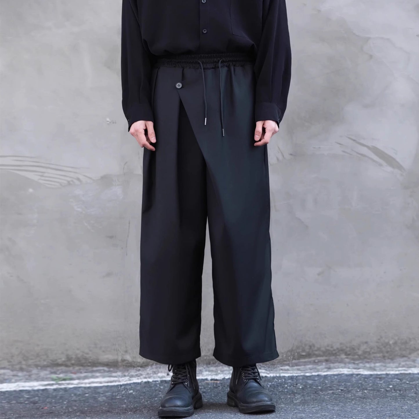 Asymmetric Tapered Pants【TR3280】