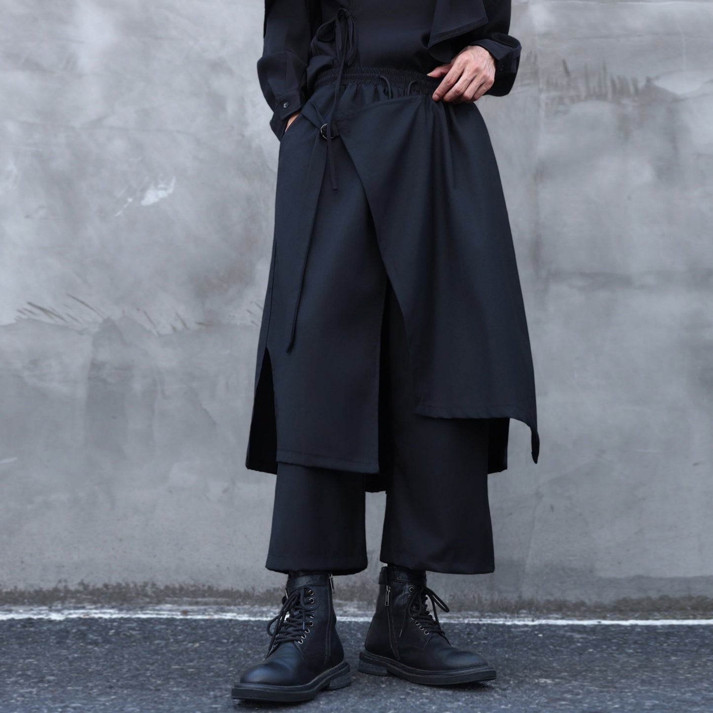 Wrap Design Ankle Pants【TR3308】