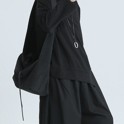 Asymmetry Flare Simple T-Shirt【TR3145】