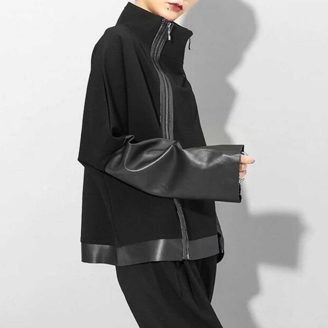 Pu Leather Mode Jacket【TR1407】