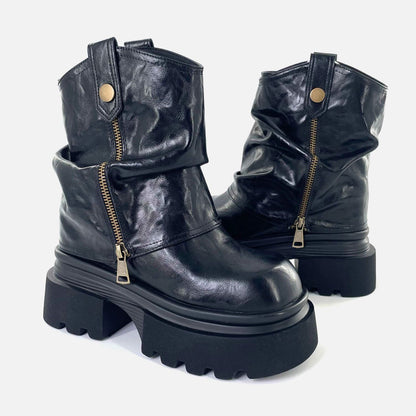 Loose Fit Short Boots【TR3380】